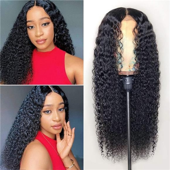 Geeta Hair Water Wave Lace Front Wig HD Lace Front Wigs Pre Plucked 180% Density - Picture 1 of 5